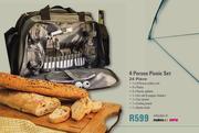 Camp Master 4 Person Picnic Set 24 Piece
