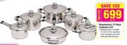 Renaissance 12 Piece Stainless Steel Cookware Set-Per Set