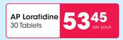 AP Loratidine-30 tablets Per Pack