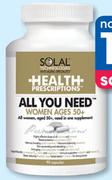 Solal Health Prescription Ages 20-50-90 Capsules