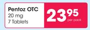 Pentoz OTC 20mg 7 Tablets-Per Pack