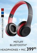 MStuff Bluetooth Headphones + Mic