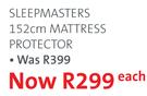 Sleepmasters 152Cm Mattress Protector