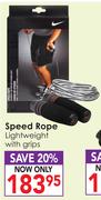 Speed Rope Lightweight With Grips