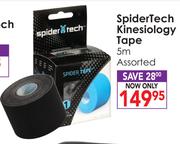 Spider Tech Kinesiology Tape Assorted-5m