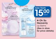 Oh So Heavenly Lip Balms-Each