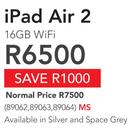 Apple iPad Air 2 16GB WiFi