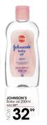 Johnson's Baby Oil-200ml