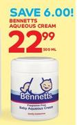 Bennetts Aqueous Cream-500ml
