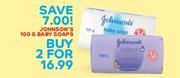 Johnson's Baby Soap's-2x100g