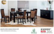 Avante 8 Piece Dining Room Suite