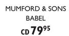Mumford & Sons Babel CD