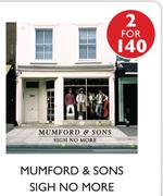 Mumford & Sons Sigh No More Vinyl