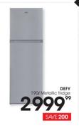 Defy 190Ltr Metallic Fridge
