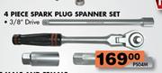 4-Piece Spark Plug Spanner Set-PS04M