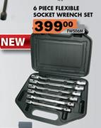 6-Piece Flexible Socket Wrench Set-FWS06M