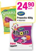 Beacon Prepacks Assorted-400g Each