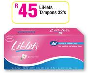 Lil-Lets Tampons-32's