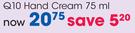 Clicks Q10 Hand Cream-75ml