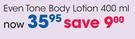 Vaseline Even Tone Body Lotion-400ml