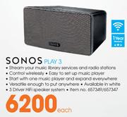 Sonos Play 3-Each