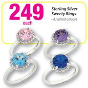 Sterling Silver Sweety Rings-Each