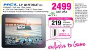 HCL 9.7" Wi-Fi Tablet(G1)