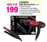 Carmen Style Duo Hairdryer 1937