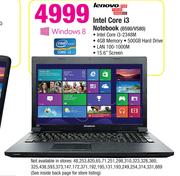 Lenovo Intel Core i3 Notebook B590/V580
