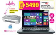 Lenovo Intel Dual Core Notebook Bundle G400