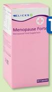 Clicks Menopause Forte 60 Capsules-Per Pack