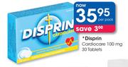Disprin 100mg Cardiocare 30 Tablets-Per Pack