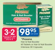 Prosana Hair & Nail Booster 60 Tablets Or Hair & Nail Booster Intensive 30 Capsules