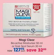 Magi Clear Bio-Active Moisturiser 50ml Or Dark Spot Serum-30ml Each