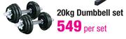 20kg Dumbbell Set-Per Set