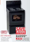 Defy 631Ltr 4 Plate Stove