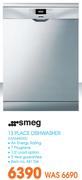 Smeg 13 Place Dishwasher LSA6445X2