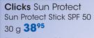 Clicks Sun Protect Sun Protect Stick SPF50-30g