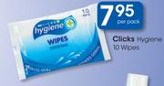 Clicks Hygiene 10 Wipes-Per Pack