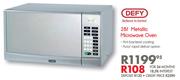 Defy 28Ltr Metallic Microwave Oven