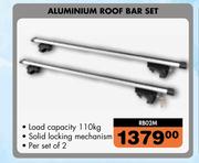 Aluminium Roof Bar Set RB02M