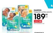 Pampers Nappies Jumbo Packs-Per Pack