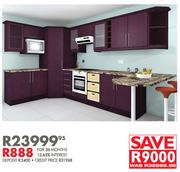 Incredible Cusomised Built In Kitchen Scheme