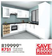Incredible Cusomised Built In Kitchen Scheme