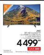 JVC 39" HD Curved TV
