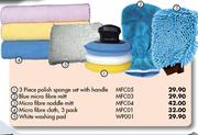 3 Piece polish Sponge Set with Handle-MFC05