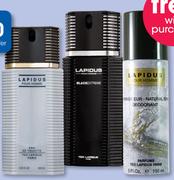 Ted Lapidus Black Extreme Or Pour Homme Eau De Toilette 100ml+ Free Deodorant-Per Offer
