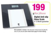 Pure Pleasure Digital Anti-Slip Glass Scale