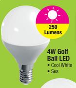 Duracell Lighting Ses Cool White 4W Golf Ball LED 