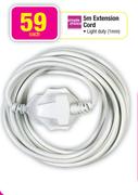 Simple Choice 5m Extension Cord Light Duty 1mm